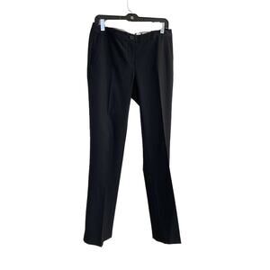 Creme Fraiche Paris New York Viscose Blend Pants 6 Black Dark Academia